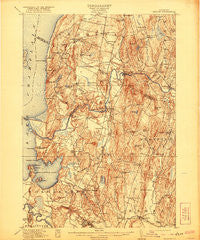 Milton Vermont Historical topographic map, 1:62500 scale, 15 X 15 Minute, Year 1915