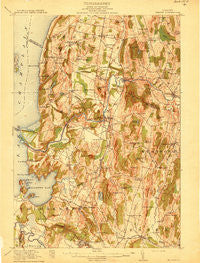 Milton Vermont Historical topographic map, 1:62500 scale, 15 X 15 Minute, Year 1915