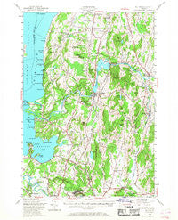 Milton Vermont Historical topographic map, 1:62500 scale, 15 X 15 Minute, Year 1948