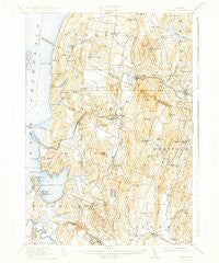 Milton Vermont Historical topographic map, 1:62500 scale, 15 X 15 Minute, Year 1915