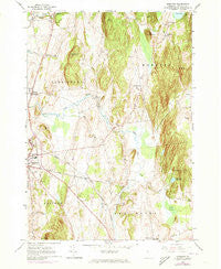 Monkton Vermont Historical topographic map, 1:24000 scale, 7.5 X 7.5 Minute, Year 1963
