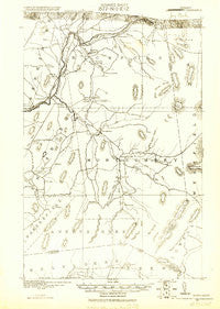 Montgomery Vermont Historical topographic map, 1:62500 scale, 15 X 15 Minute, Year 1920
