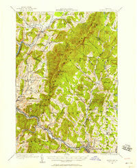 Montpelier Vermont Historical topographic map, 1:62500 scale, 15 X 15 Minute, Year 1919