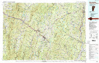 Montpelier Vermont Historical topographic map, 1:100000 scale, 30 X 60 Minute, Year 1988