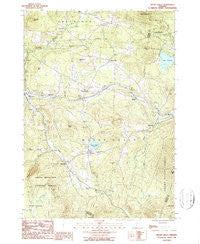 Mount Holly Vermont Historical topographic map, 1:24000 scale, 7.5 X 7.5 Minute, Year 1986