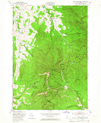 Mount Mansfield Vermont Historical topographic map, 1:24000 scale, 7.5 X 7.5 Minute, Year 1948