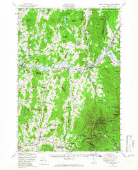 Mount Mansfield Vermont Historical topographic map, 1:62500 scale, 15 X 15 Minute, Year 1948