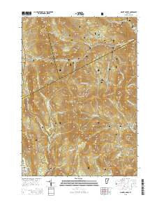 Mount Carmel Vermont Current topographic map, 1:24000 scale, 7.5 X 7.5 Minute, Year 2015