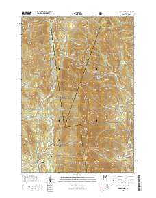 Mount Ellen Vermont Current topographic map, 1:24000 scale, 7.5 X 7.5 Minute, Year 2015