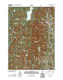 Mount Snow Vermont Historical topographic map, 1:24000 scale, 7.5 X 7.5 Minute, Year 2012