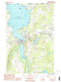 Newport Vermont Historical topographic map, 1:24000 scale, 7.5 X 7.5 Minute, Year 1986