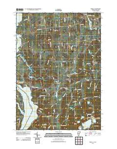Orwell Vermont Historical topographic map, 1:24000 scale, 7.5 X 7.5 Minute, Year 2012