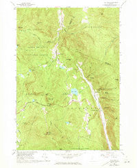 Pico Peak Vermont Historical topographic map, 1:24000 scale, 7.5 X 7.5 Minute, Year 1961