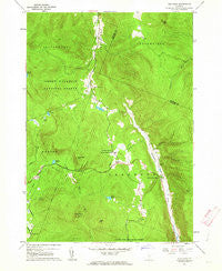 Pico Peak Vermont Historical topographic map, 1:24000 scale, 7.5 X 7.5 Minute, Year 1961