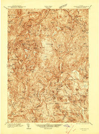 Plainfield Vermont Historical topographic map, 1:48000 scale, 15 X 15 Minute, Year 1939