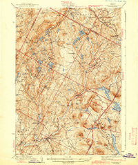 Plainfield Vermont Historical topographic map, 1:62500 scale, 15 X 15 Minute, Year 1943
