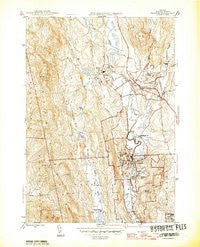 Proctor Vermont Historical topographic map, 1:31680 scale, 7.5 X 7.5 Minute, Year 1946
