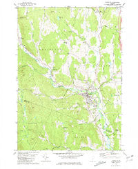 Randolph Vermont Historical topographic map, 1:24000 scale, 7.5 X 7.5 Minute, Year 1981