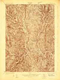 Randolph Vermont Historical topographic map, 1:48000 scale, 15 X 15 Minute, Year 1924