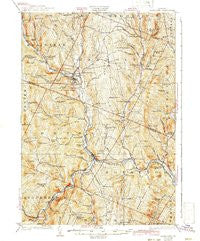 Randolph Vermont Historical topographic map, 1:62500 scale, 15 X 15 Minute, Year 1926