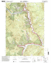 Rochester Vermont Historical topographic map, 1:24000 scale, 7.5 X 7.5 Minute, Year 1997
