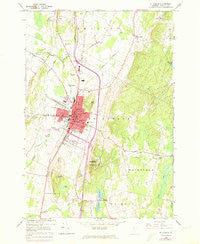 St. Albans Vermont Historical topographic map, 1:24000 scale, 7.5 X 7.5 Minute, Year 1964