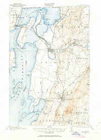 St. Albans Vermont Historical topographic map, 1:62500 scale, 15 X 15 Minute, Year 1914