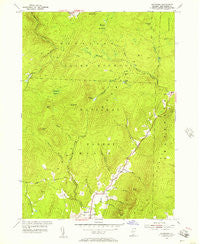 Stamford Vermont Historical topographic map, 1:24000 scale, 7.5 X 7.5 Minute, Year 1954
