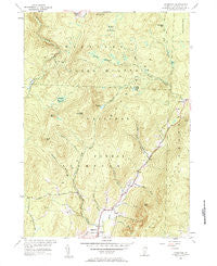 Stamford Vermont Historical topographic map, 1:24000 scale, 7.5 X 7.5 Minute, Year 1954