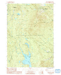 Stratton Mtn Vermont Historical topographic map, 1:24000 scale, 7.5 X 7.5 Minute, Year 1986