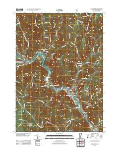 Townshend Vermont Historical topographic map, 1:24000 scale, 7.5 X 7.5 Minute, Year 2012