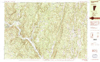 Townshend Vermont Historical topographic map, 1:25000 scale, 7.5 X 15 Minute, Year 1984