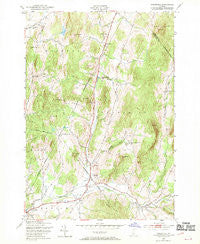 Underhill Vermont Historical topographic map, 1:24000 scale, 7.5 X 7.5 Minute, Year 1948