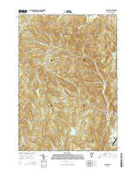 Vershire Vermont Current topographic map, 1:24000 scale, 7.5 X 7.5 Minute, Year 2015