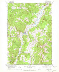 Waitsfield Vermont Historical topographic map, 1:24000 scale, 7.5 X 7.5 Minute, Year 1970