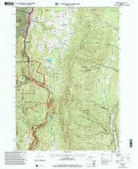 Warren Vermont Historical topographic map, 1:24000 scale, 7.5 X 7.5 Minute, Year 1997