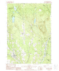 West Burke Vermont Historical topographic map, 1:24000 scale, 7.5 X 7.5 Minute, Year 1988