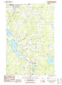 West Charleston Vermont Historical topographic map, 1:24000 scale, 7.5 X 7.5 Minute, Year 1986