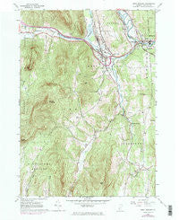 West Rutland Vermont Historical topographic map, 1:24000 scale, 7.5 X 7.5 Minute, Year 1964