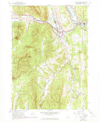 West Rutland Vermont Historical topographic map, 1:24000 scale, 7.5 X 7.5 Minute, Year 1964