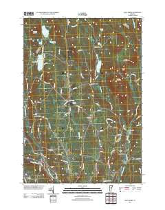 West Burke Vermont Historical topographic map, 1:24000 scale, 7.5 X 7.5 Minute, Year 2012