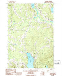 Westmore Vermont Historical topographic map, 1:24000 scale, 7.5 X 7.5 Minute, Year 1986