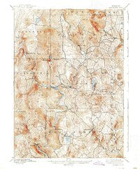 Wilmington Vermont Historical topographic map, 1:62500 scale, 15 X 15 Minute, Year 1899