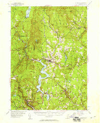 Wilmington Vermont Historical topographic map, 1:62500 scale, 15 X 15 Minute, Year 1954