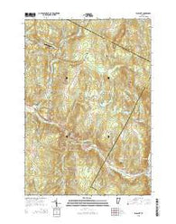 Wolcott Vermont Current topographic map, 1:24000 scale, 7.5 X 7.5 Minute, Year 2015