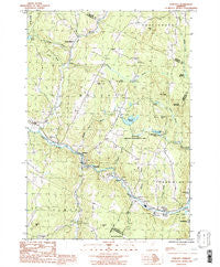 Wolcott Vermont Historical topographic map, 1:24000 scale, 7.5 X 7.5 Minute, Year 1986