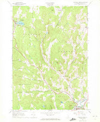 Woodstock North Vermont Historical topographic map, 1:24000 scale, 7.5 X 7.5 Minute, Year 1966