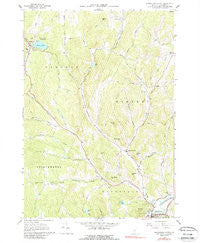 Woodstock North Vermont Historical topographic map, 1:24000 scale, 7.5 X 7.5 Minute, Year 1966