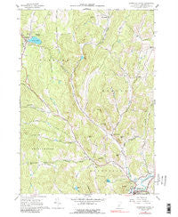 Woodstock North Vermont Historical topographic map, 1:24000 scale, 7.5 X 7.5 Minute, Year 1976