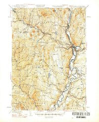Woodsville Vermont Historical topographic map, 1:62500 scale, 15 X 15 Minute, Year 1941